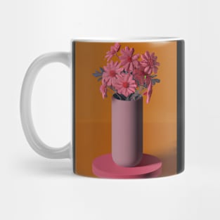 Fancy Flowers Vase Mug